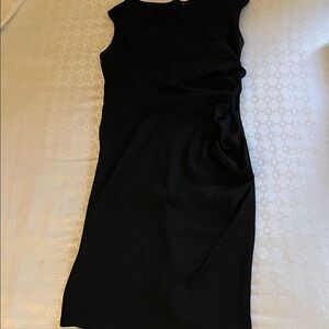 Miusol Classic Black Midi Dress